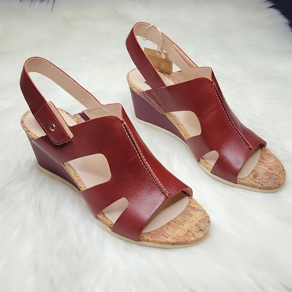Pikolinos Vigo W3R-1676 Arcilla Wedge Sandal Heels